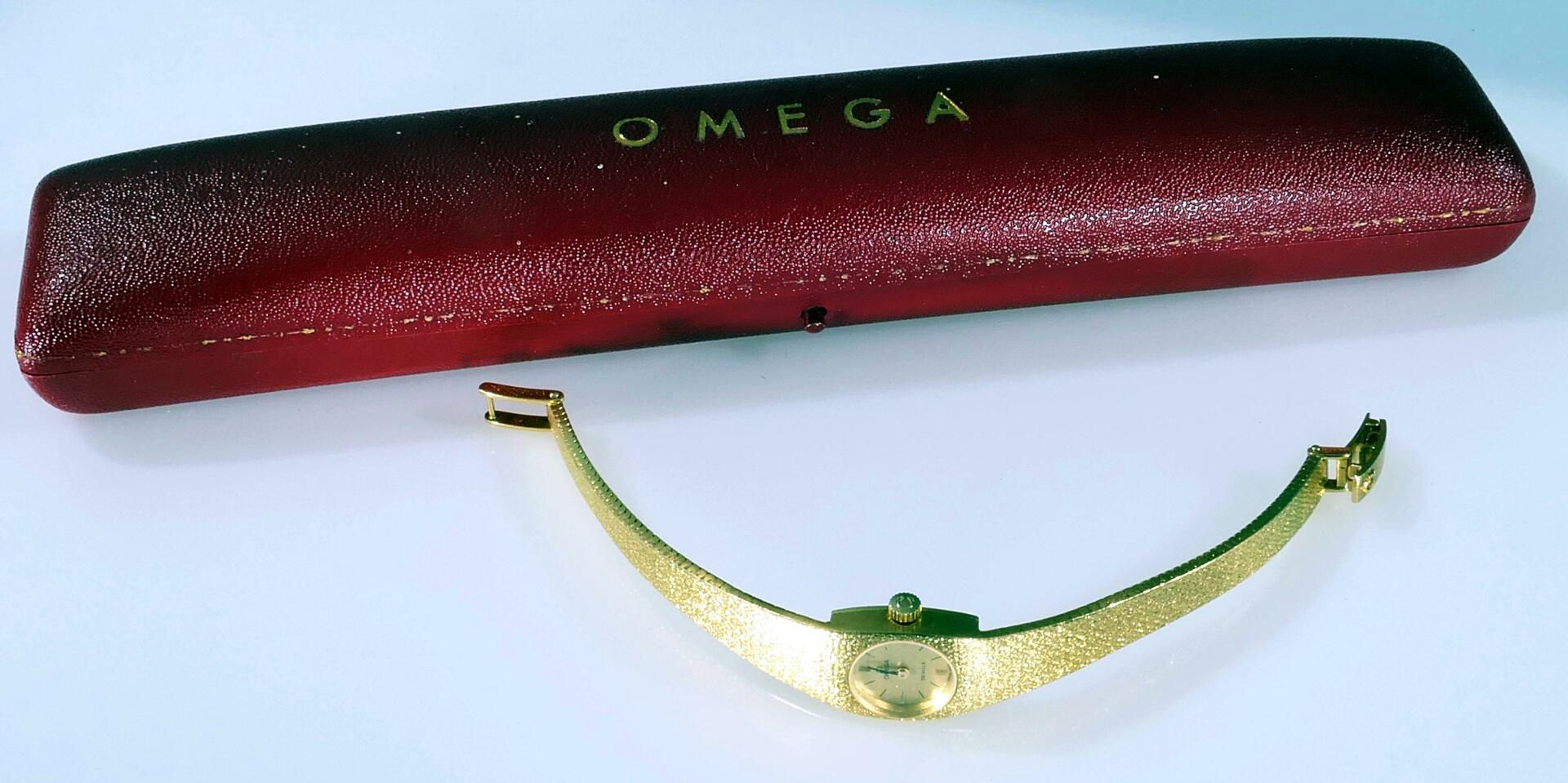 Omega "De Ville" - Damenarmbanduhr, der 1950er / 60er Jahre, 18K Gelbgoldgehäuse & Armband mit Falt - Image 2 of 8