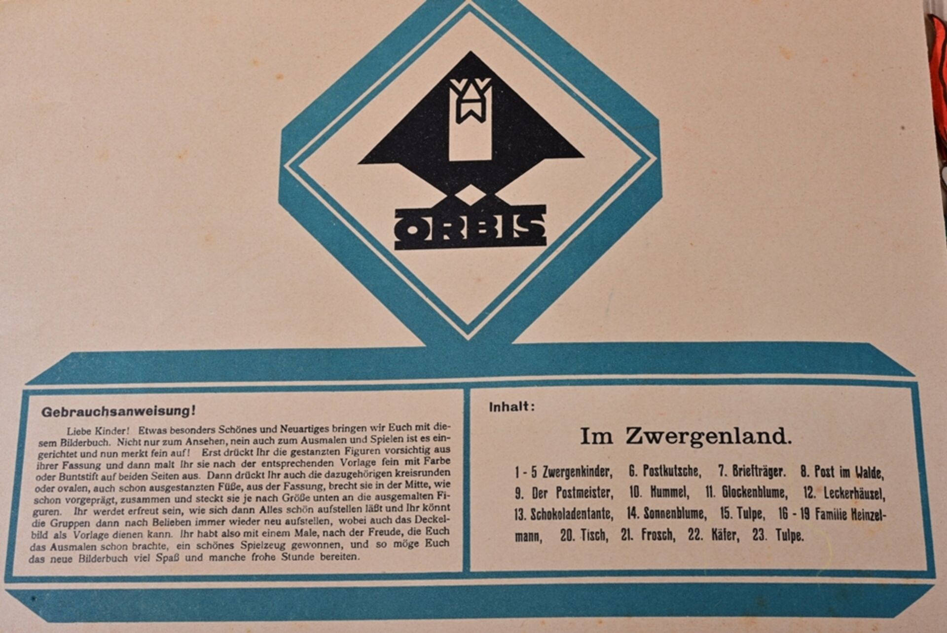 Großes Papiertheater / Kindertheater um 1900, ca. 40 verschiedene Kulissen, ca. 60 verschiedene Fig - Bild 16 aus 18