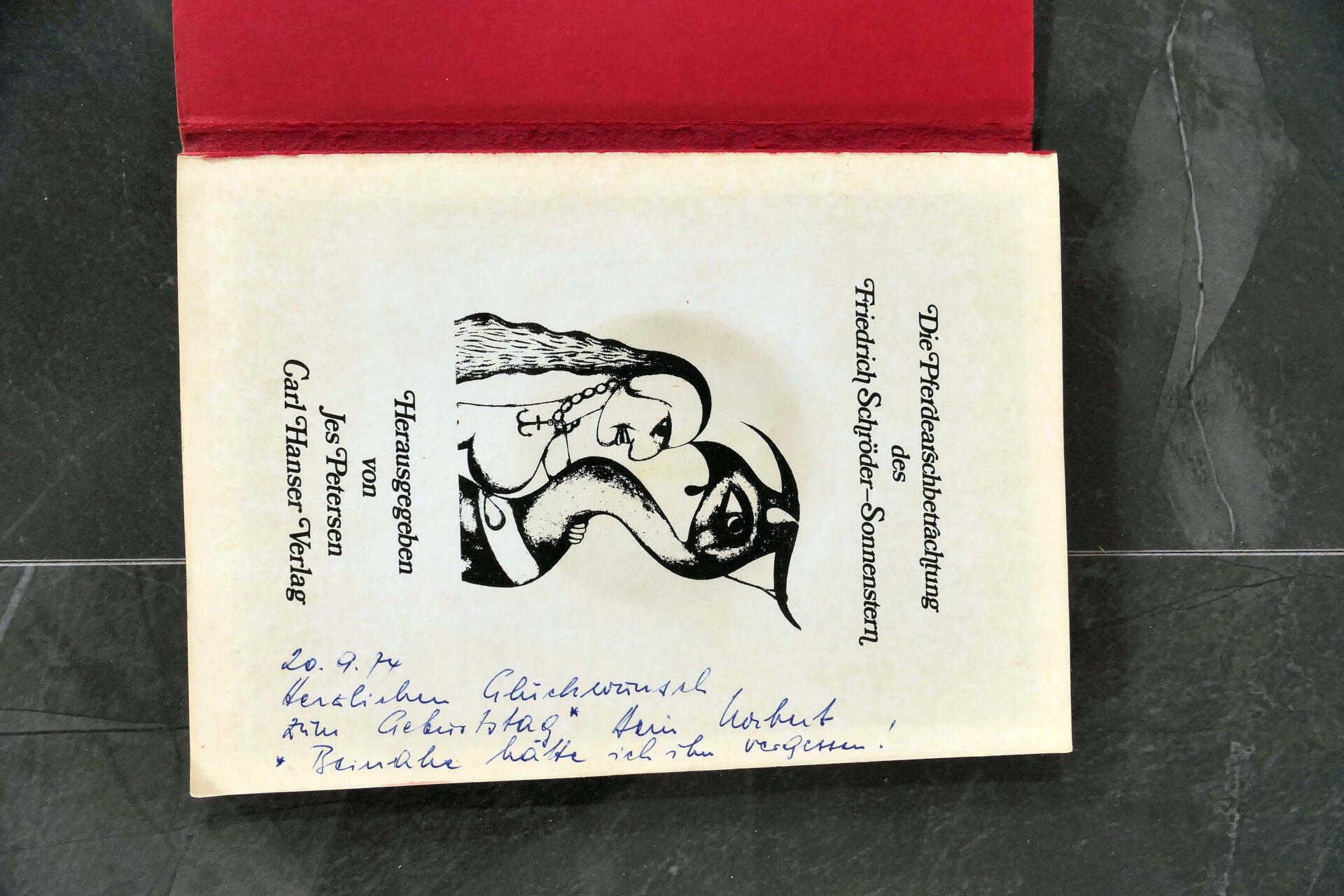 "Die Pferdearschbetrachtung des Friedrich Schröder-Sonnenstern", herausgegeben von Jes Petersen Car - Image 2 of 5
