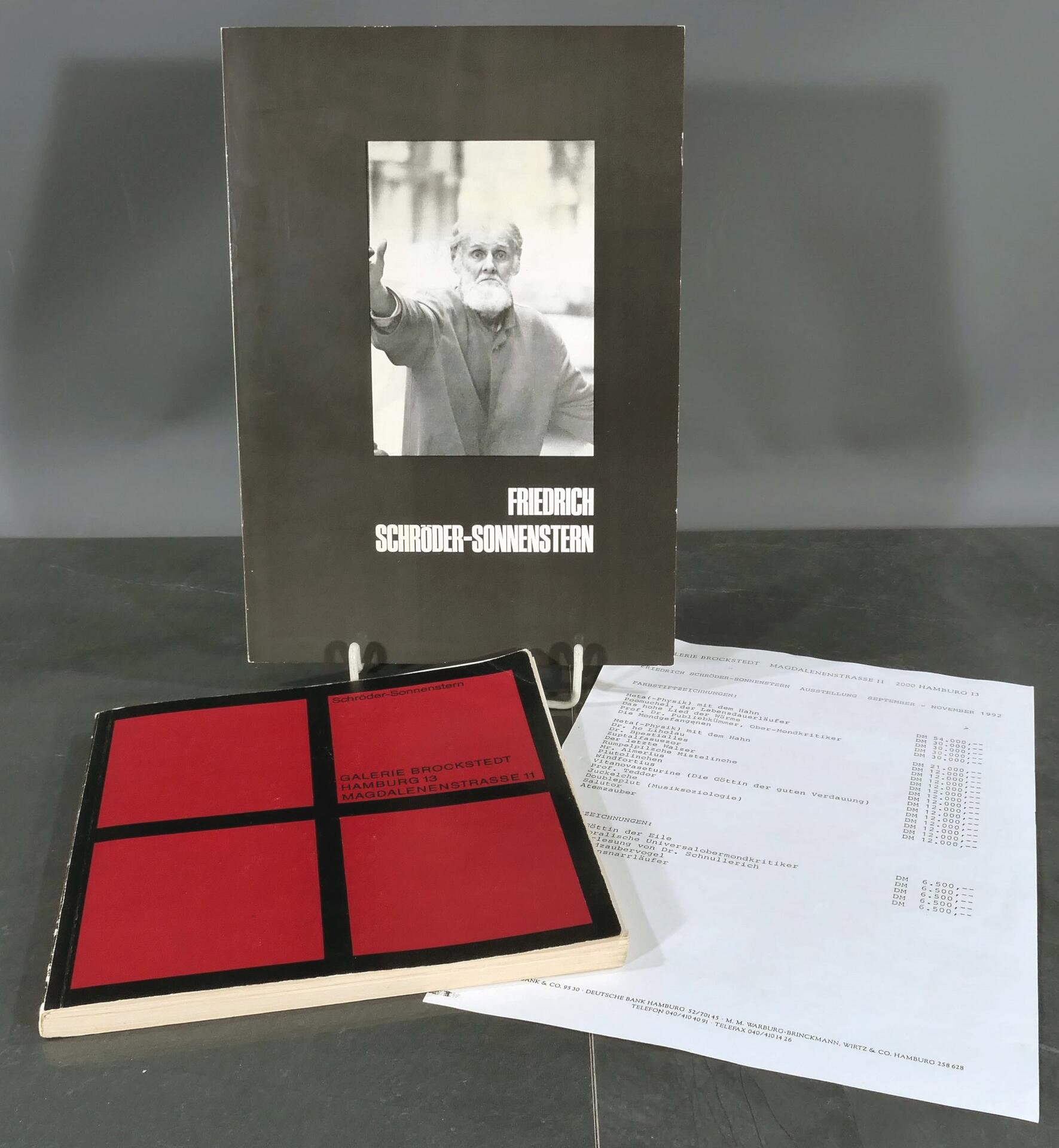 3 tlg. Konvolut "Friedrich Schröder-Sonnenstern", bestehend aus Katalog von 1973 und Preisliste 199 - Image 6 of 6