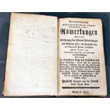 "Beantwortung auf die in französischer Sprache erschienenen Schmähschrift...", Aachen 1773. Normale