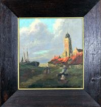 Georg Diedrich Christian Warring (1879 Emden 1967) war ein bekannter Emdener Künstler; hier: "Warte