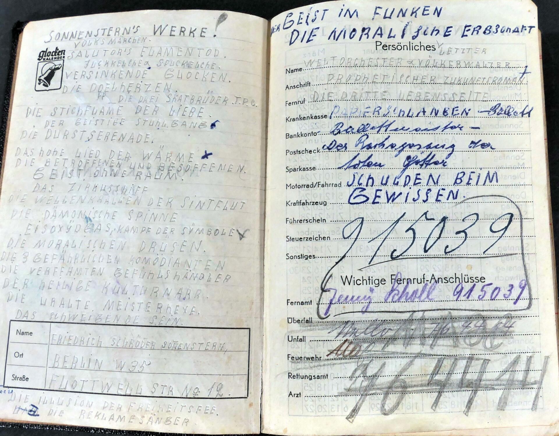 "Taschenkalender / Jahreskalender von 1952" - aus dem persönlichen Besitz des Friedrich Schröder-So - Bild 6 aus 10