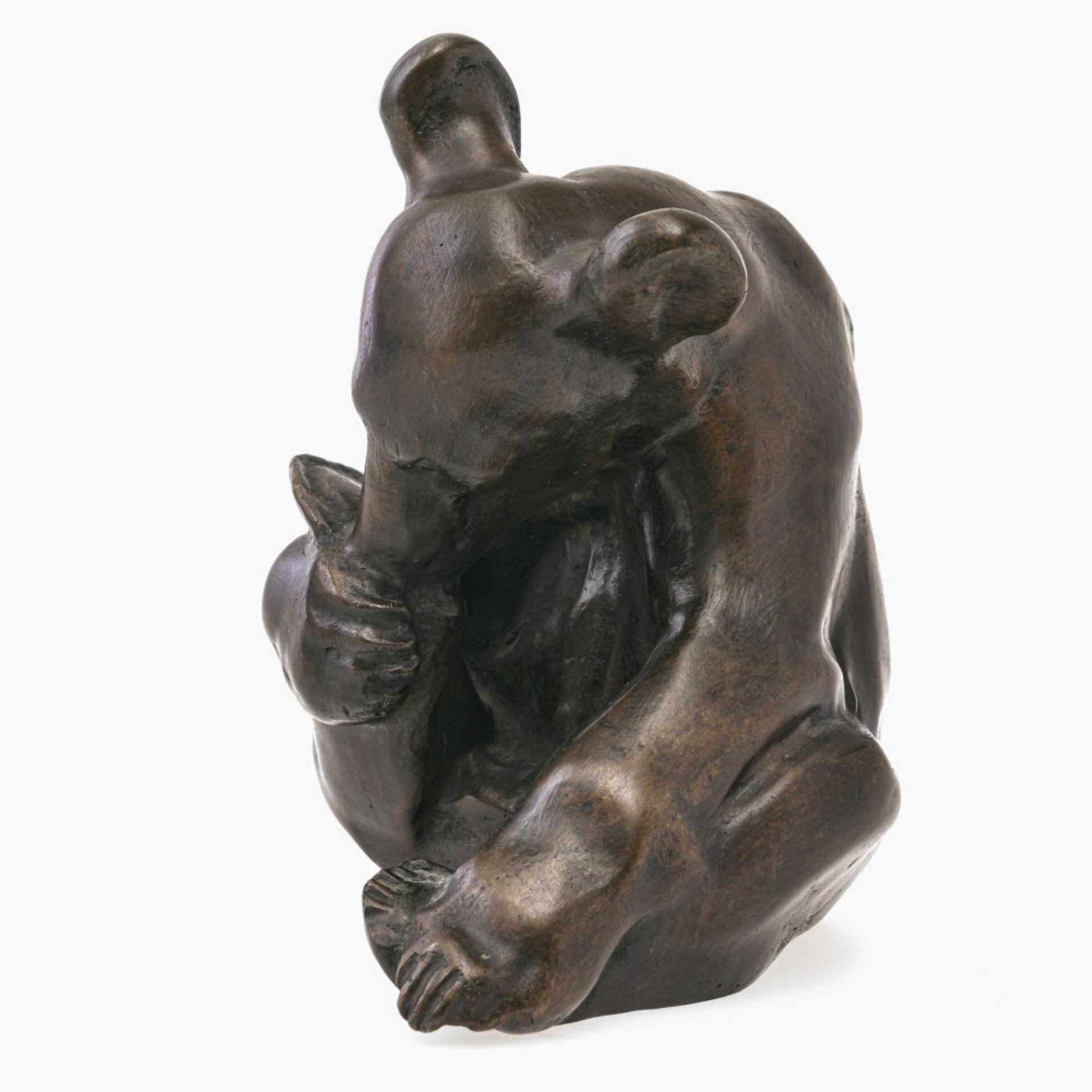 Willy Zügel - Sitting bear. 1911 - Image 2 of 4