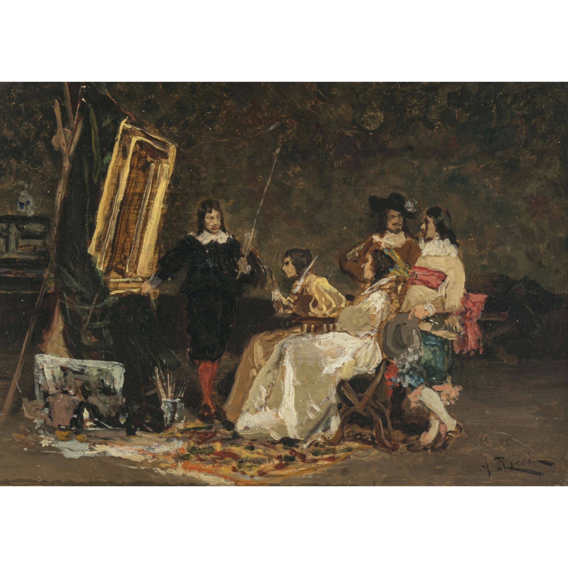 Arturo Ricci - Company in the studio