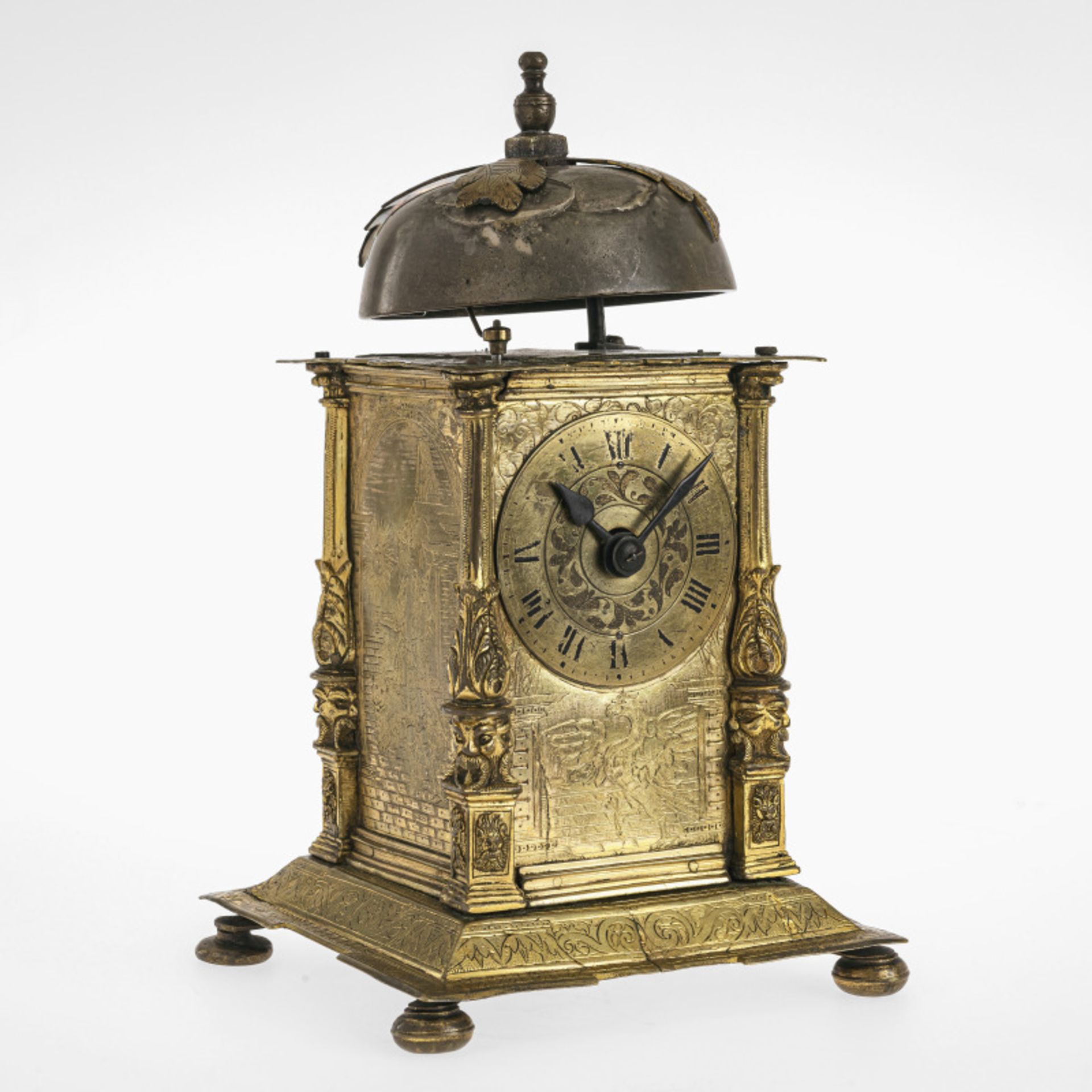 A tabernacle clock - German (?), late 16th century and later