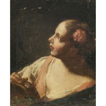 Venedig (Giovanni Battista Piazetta, 1682/83 Venedig - 1754 ebenda, Umkreis ?) 18. Jh. - Junge Frau