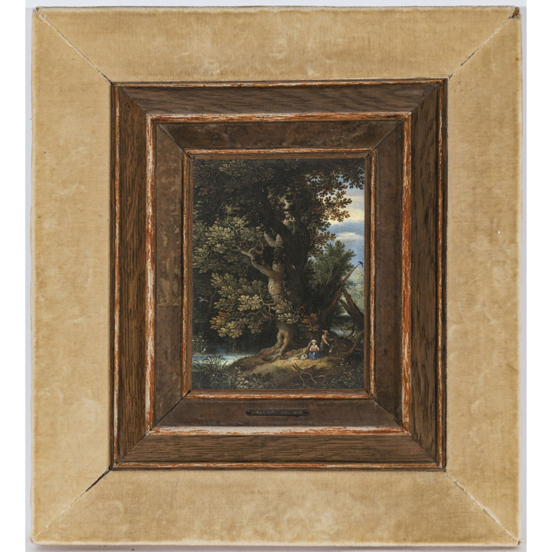 Jan Brueghel d. Ä., Art des - Baumlandschaft mit Ruhe auf der Flucht nach Ägypten - Bild 2 aus 2