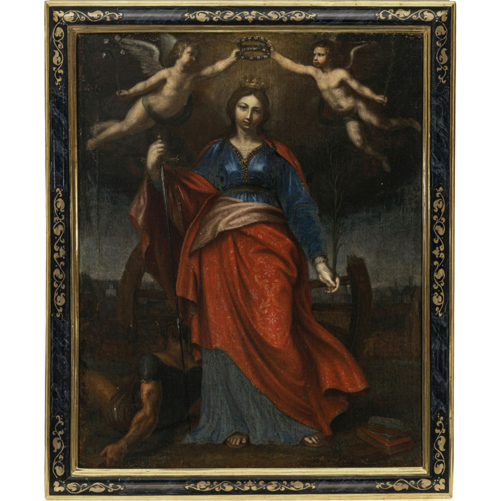 Unbekannt 18th century - Saint Catherine - Image 2 of 2