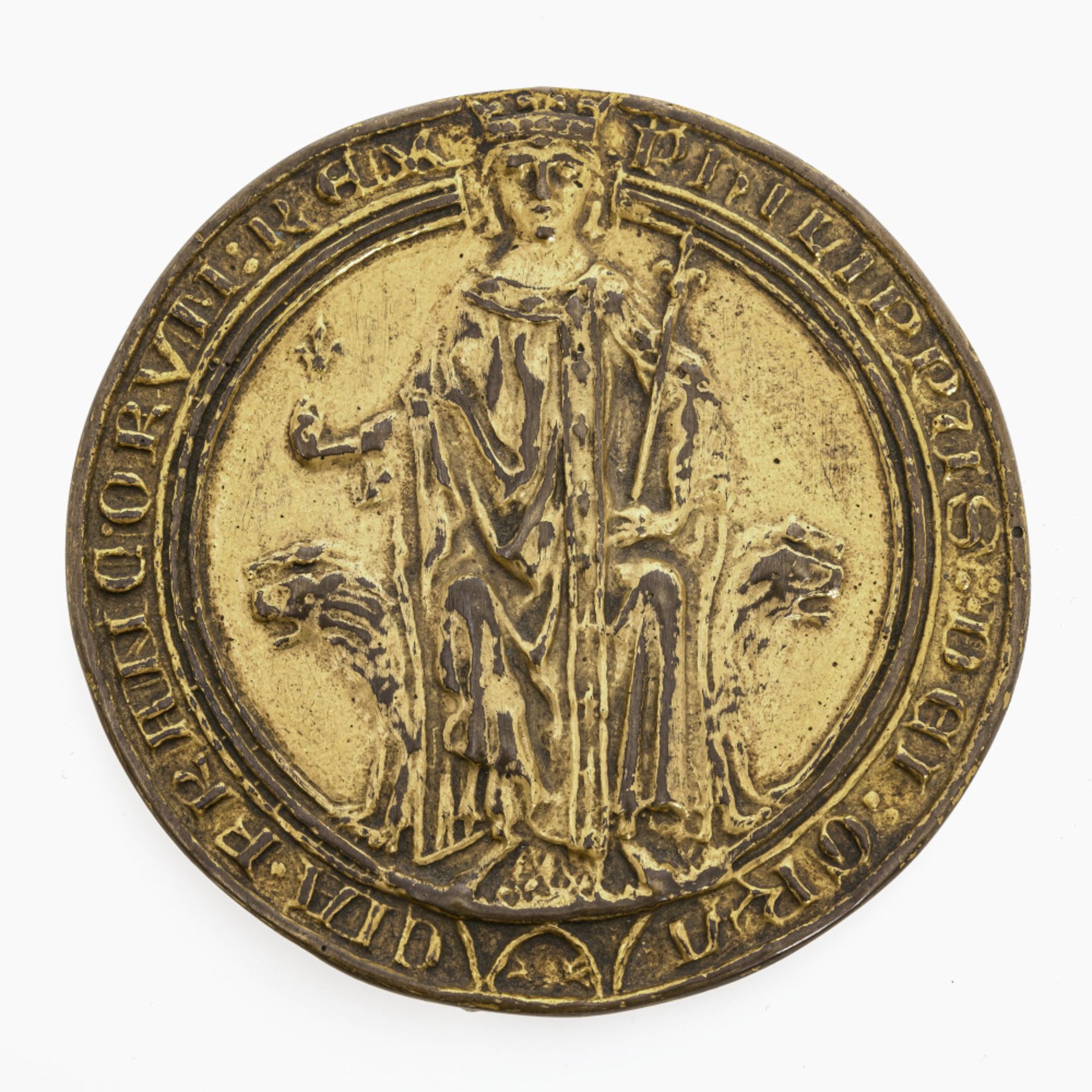 Siegel Philipp des Schönen (1268 - 1314), König von Frankreich - Frankreich
