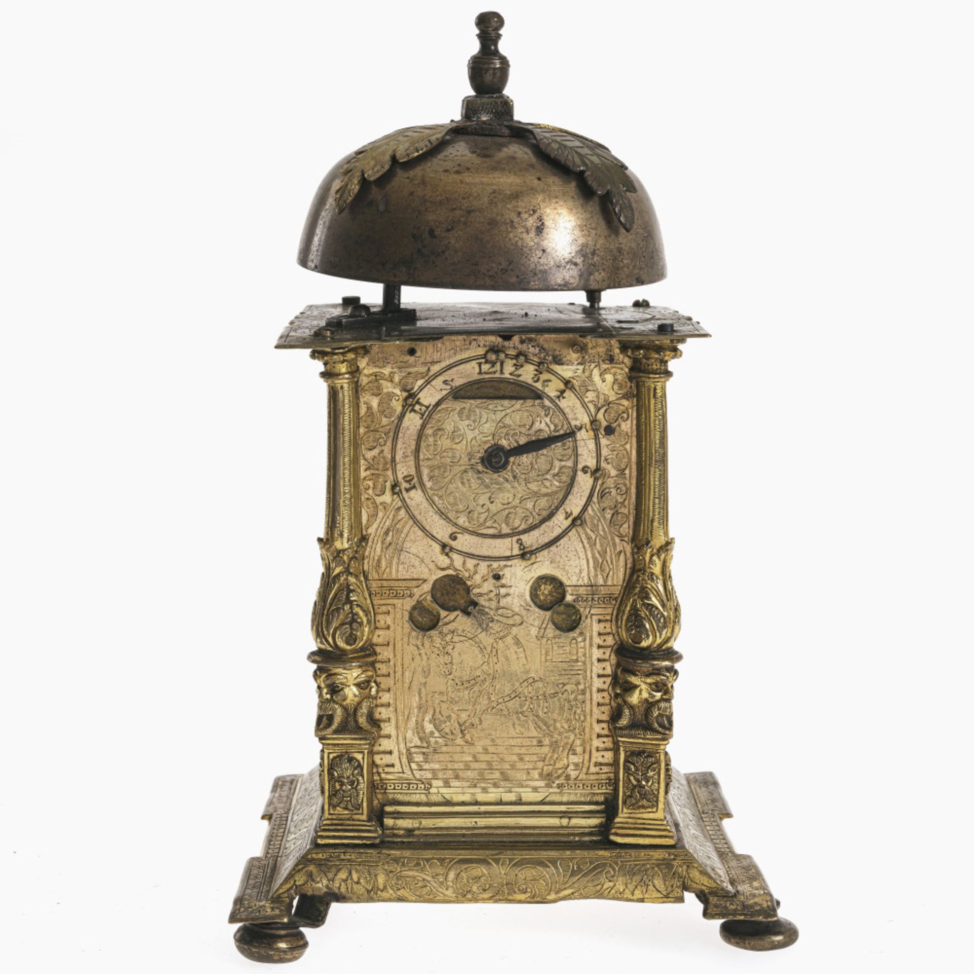 A tabernacle clock - German (?), late 16th century and later - Image 2 of 5