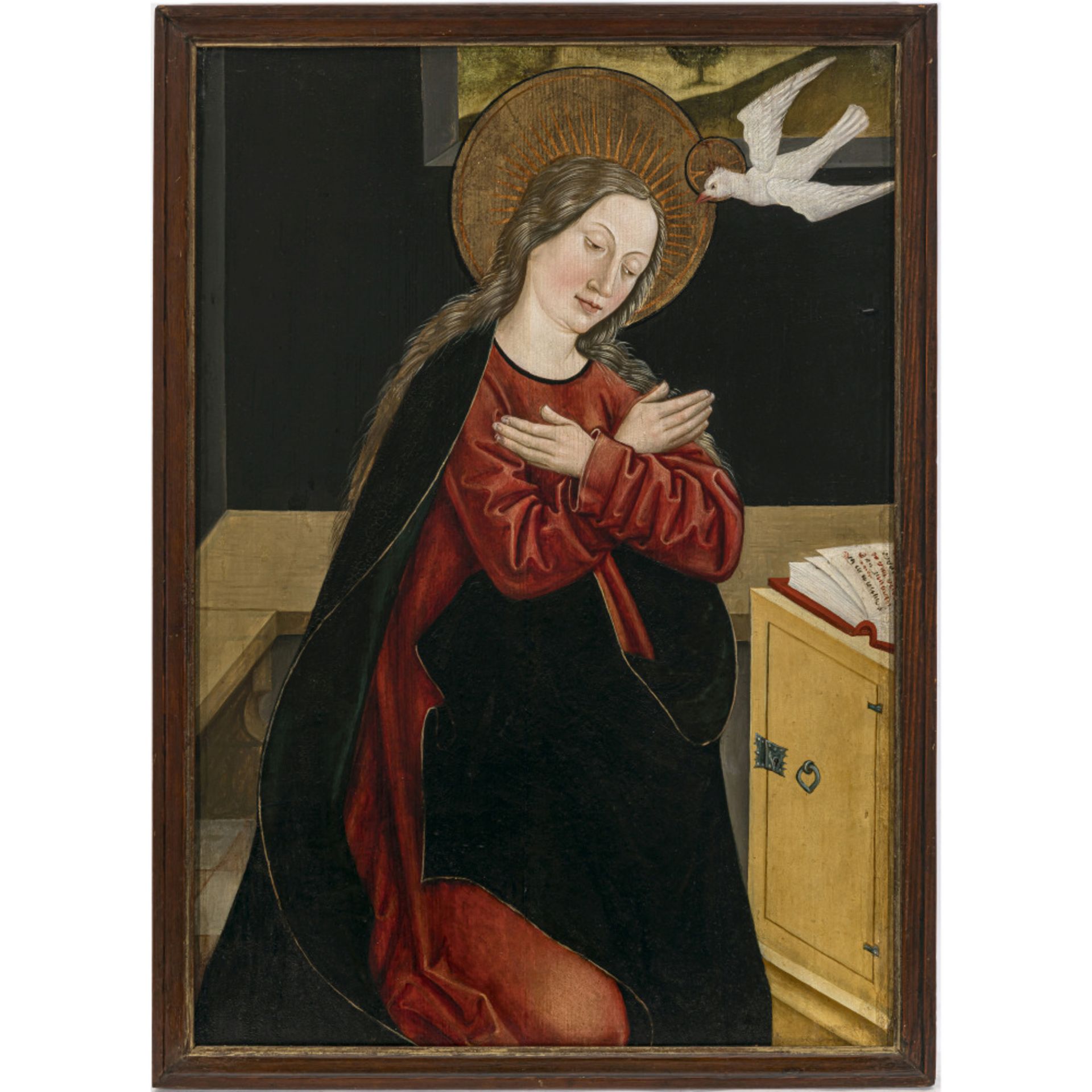 Claus Strigel - Two panels with the Annunciation - Image 2 of 5
