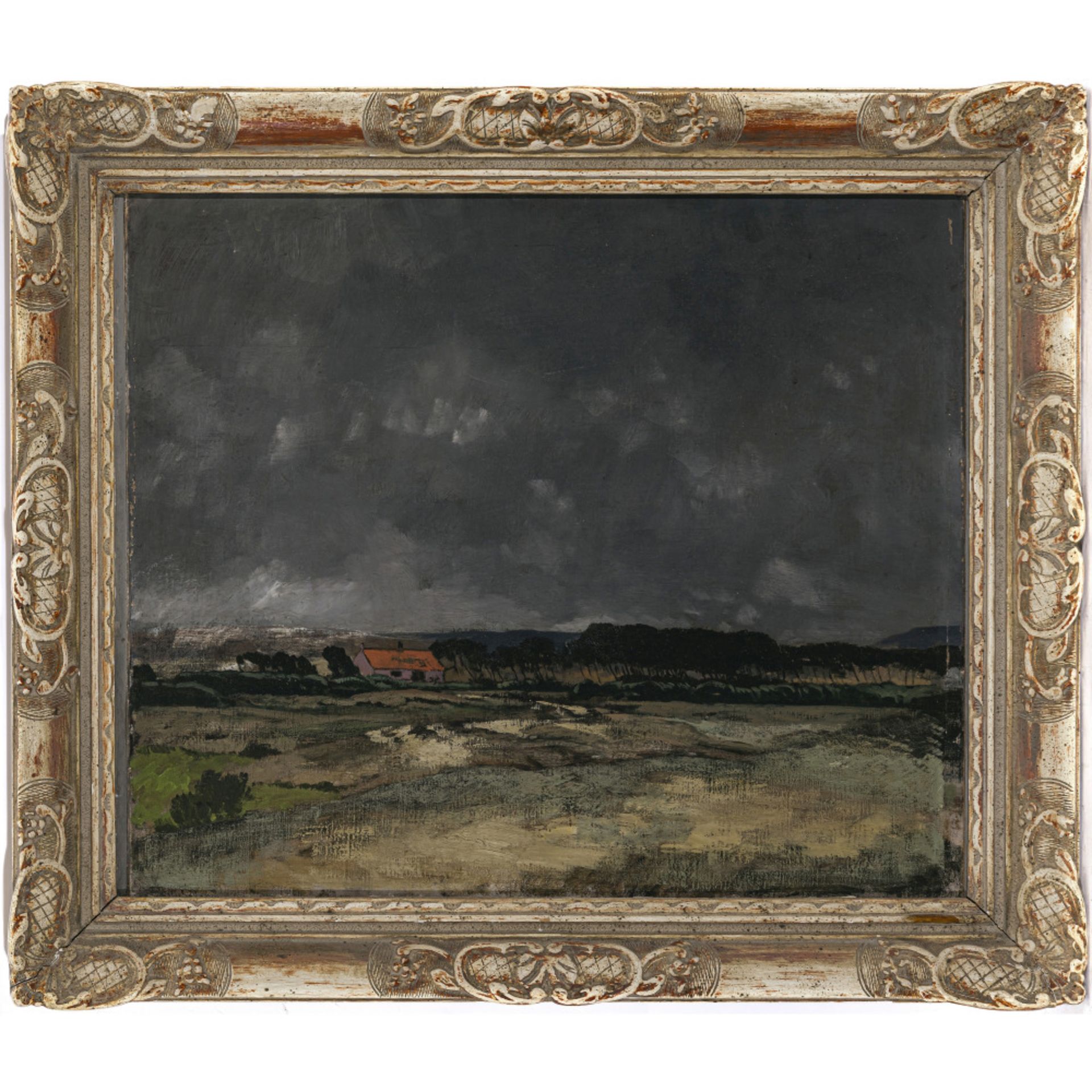 Toni (Anton) von Stadler - Landscape with approaching storm - Image 2 of 2