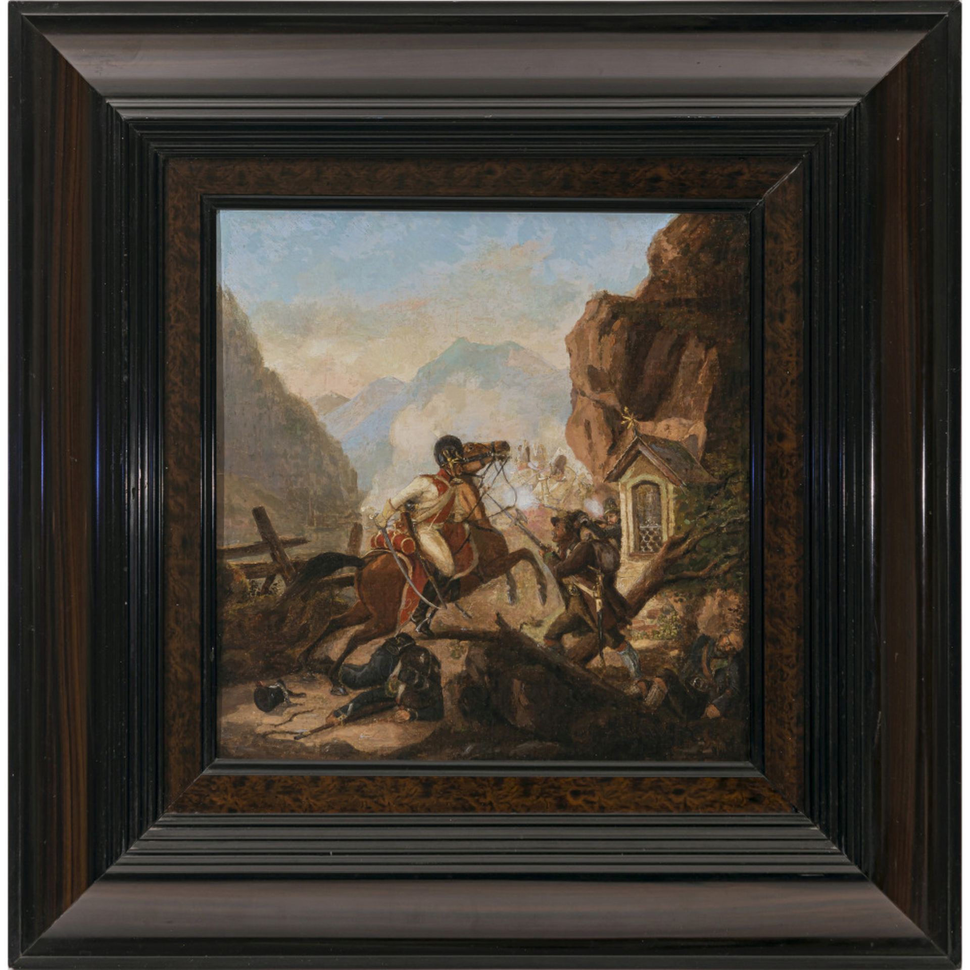 Johann Baptist Pflug, zugeschrieben - Scene from the Tyrolean Rebellion - Image 2 of 2