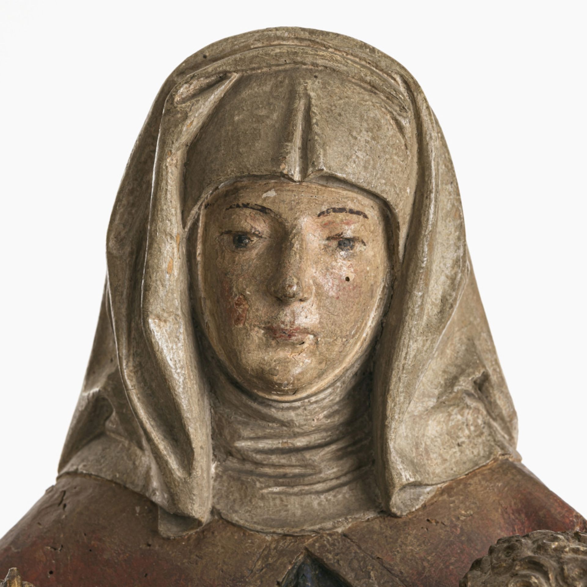 Hl. Anna Selbdritt - Hans Herlin (tätig Memmingen ca. 1500 bis 1515), um 1510 - Bild 6 aus 6
