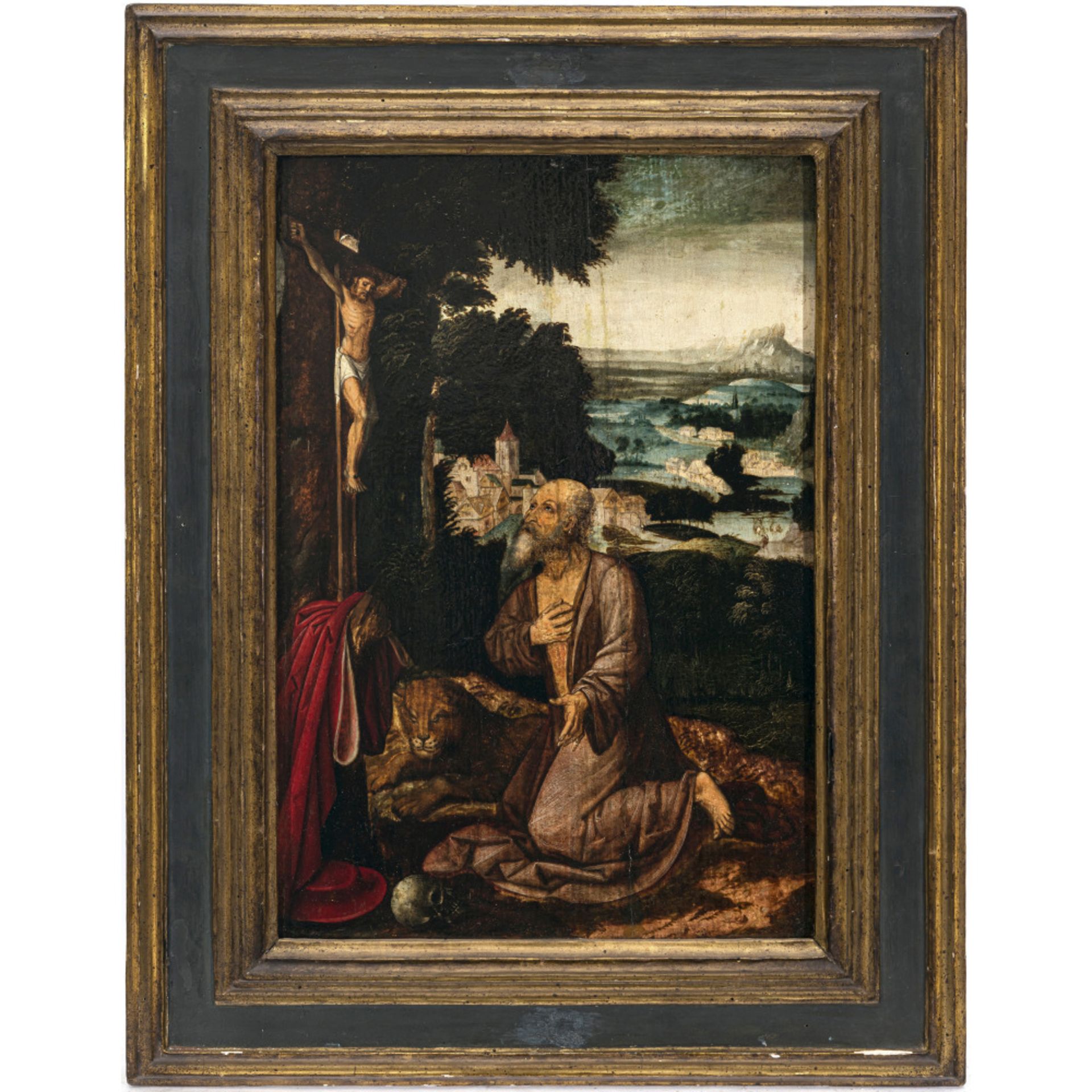 Adriaen Isenbrant, Umkreis - The Penitence of Saint Jerome - Image 2 of 2