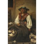 Italien 19th century - Poultry dealer