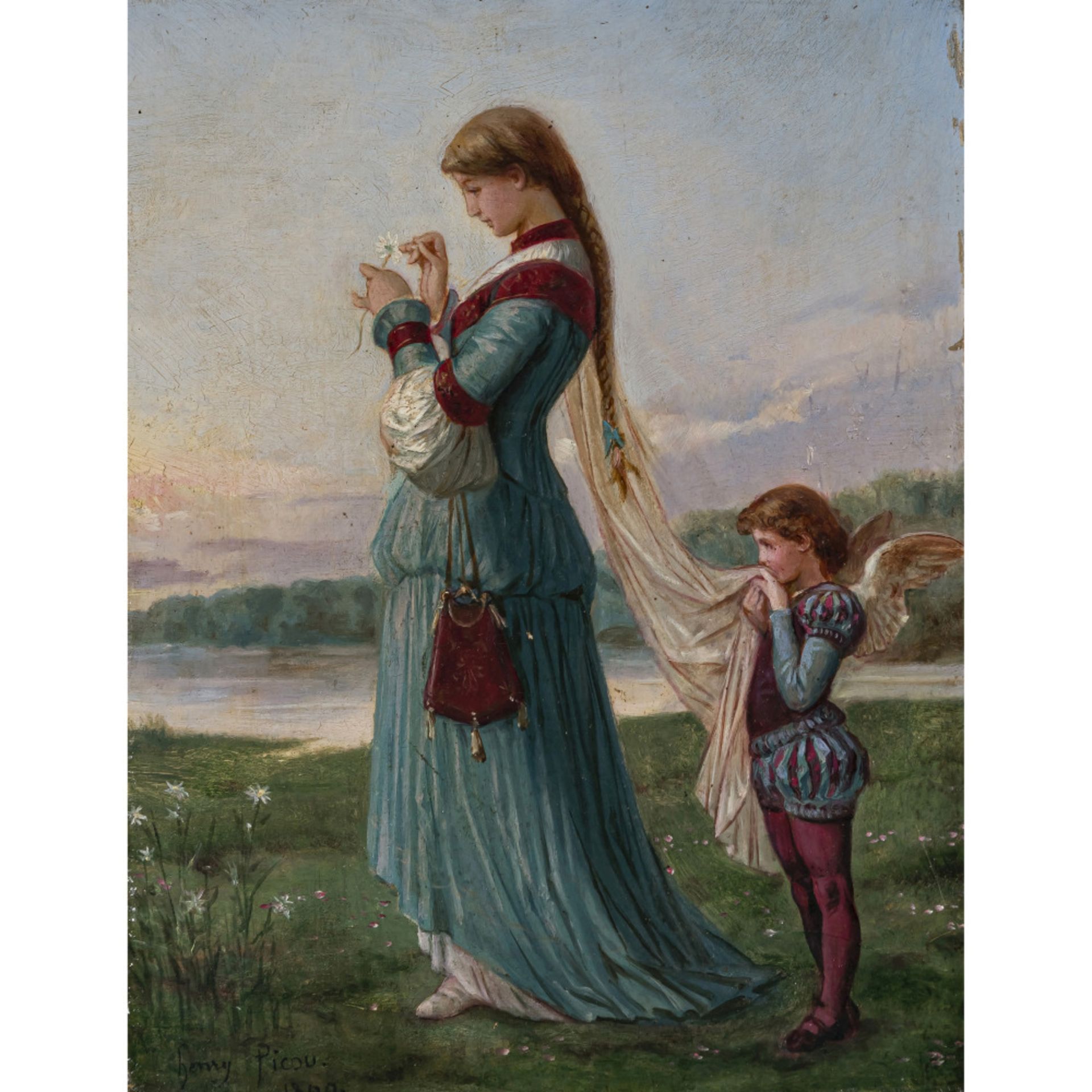 Henri-Pierre Picou - Lady with angel
