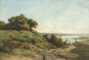 Henri Joseph Harpignies - Weite Landschaft