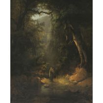 Edmund Koken - Genoveva in the solitude of the forest