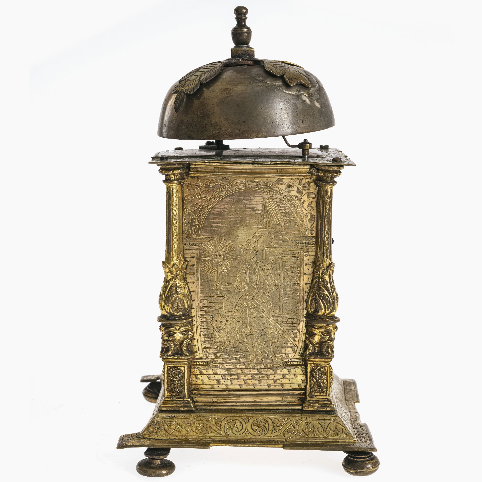 A tabernacle clock - German (?), late 16th century and later - Image 3 of 5