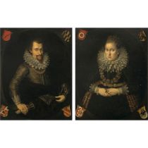 Nürnberg um 1615 - Johann Wilhelm Kreß von Kressenstein und Susanna Kreß von Kressenstein, geb. Kole