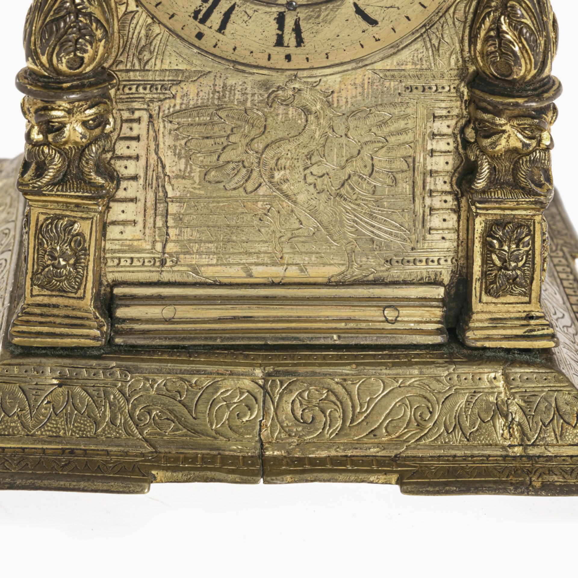 A tabernacle clock - German (?), late 16th century and later - Image 5 of 5