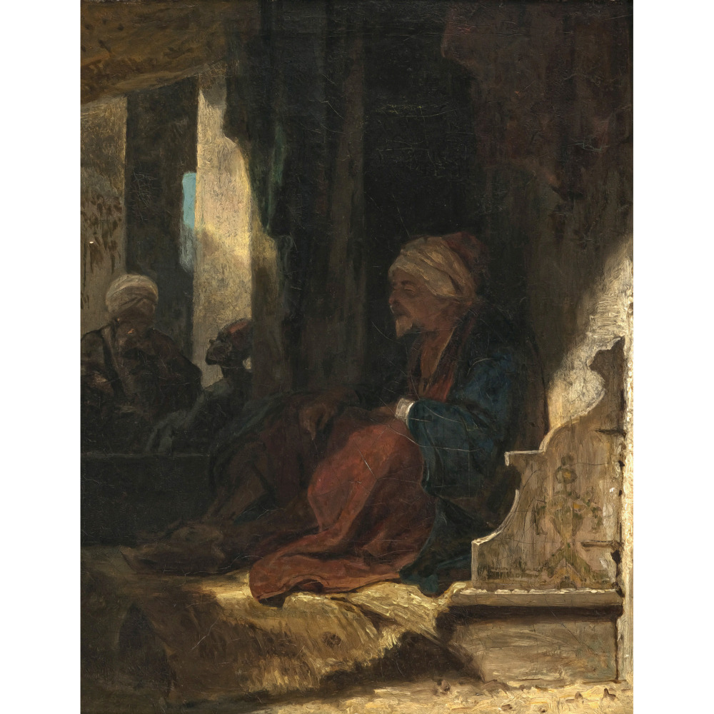 Carl Spitzweg - Turks in the bazaar