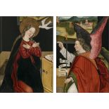 Claus Strigel - Two panels with the Annunciation