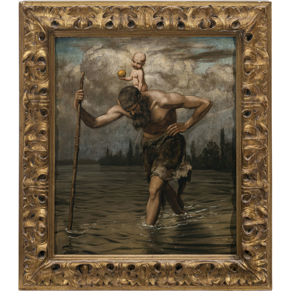 Hans Thoma - Saint Christopher - Image 2 of 2