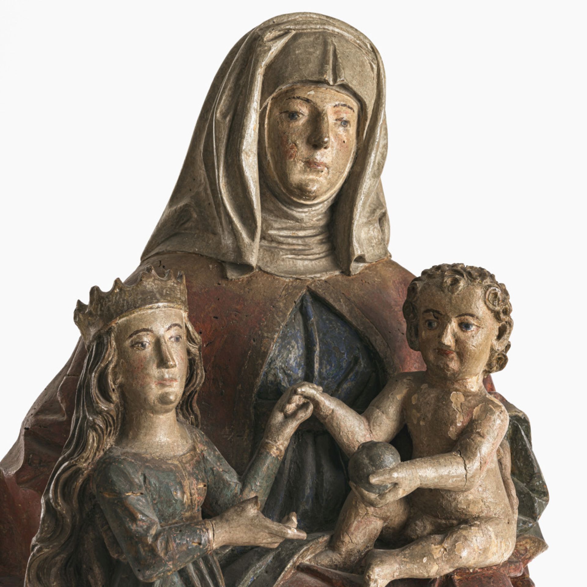 Virgin and Child with Saint Anne - Hans Herlin (worked in Memmingen circa 1500-1515), circa 1510 - Image 5 of 6