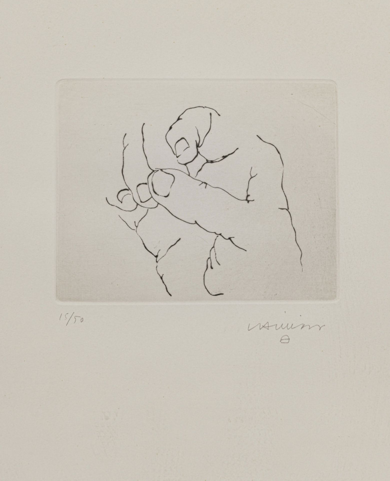 Eduardo Chillida - Esku IX. (Hand) 1973