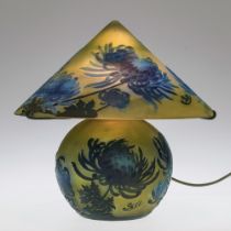 Tischlampe "Chrysanthèmes" - Emile Gallé, Nancy, 1918-1925