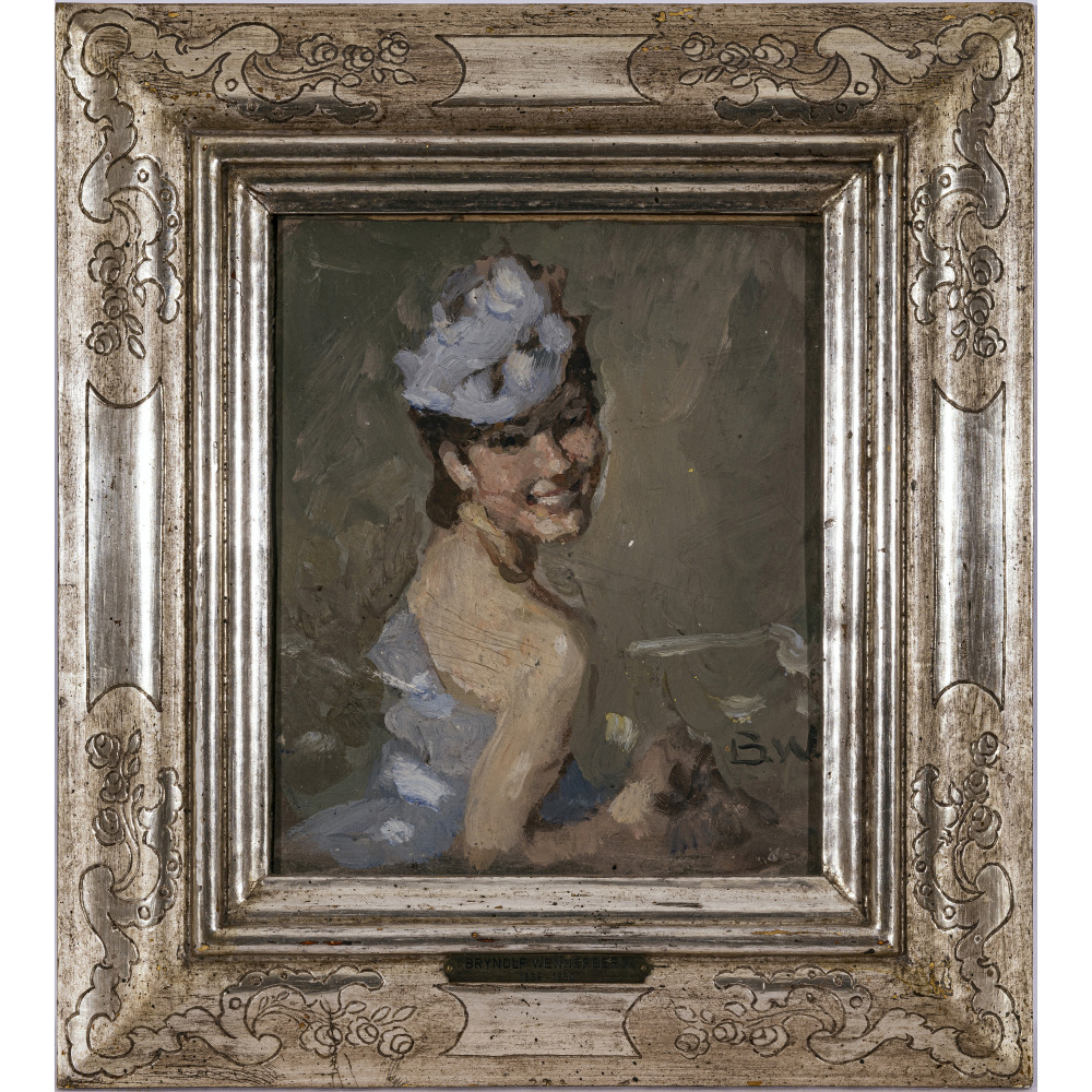 Brynolf Wennerberg - Portrait of a lady - Image 2 of 2
