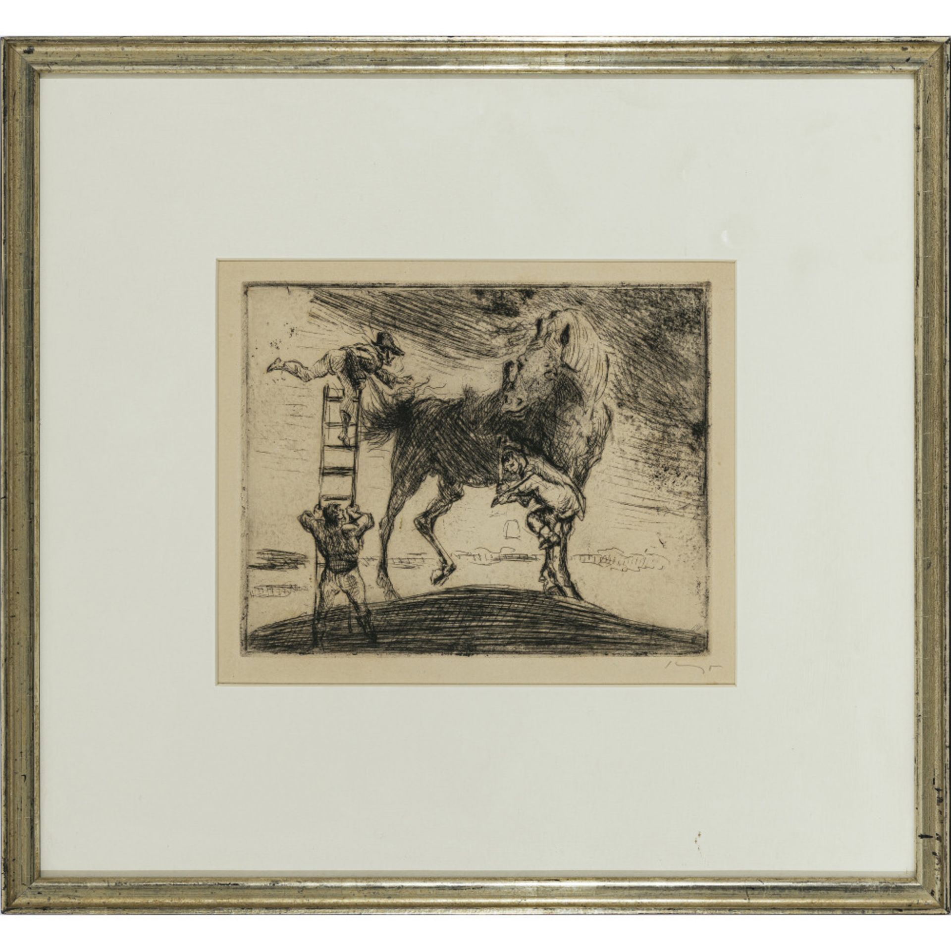 Max Slevogt - The giant horse. Hells pain. 1924 - Image 4 of 11