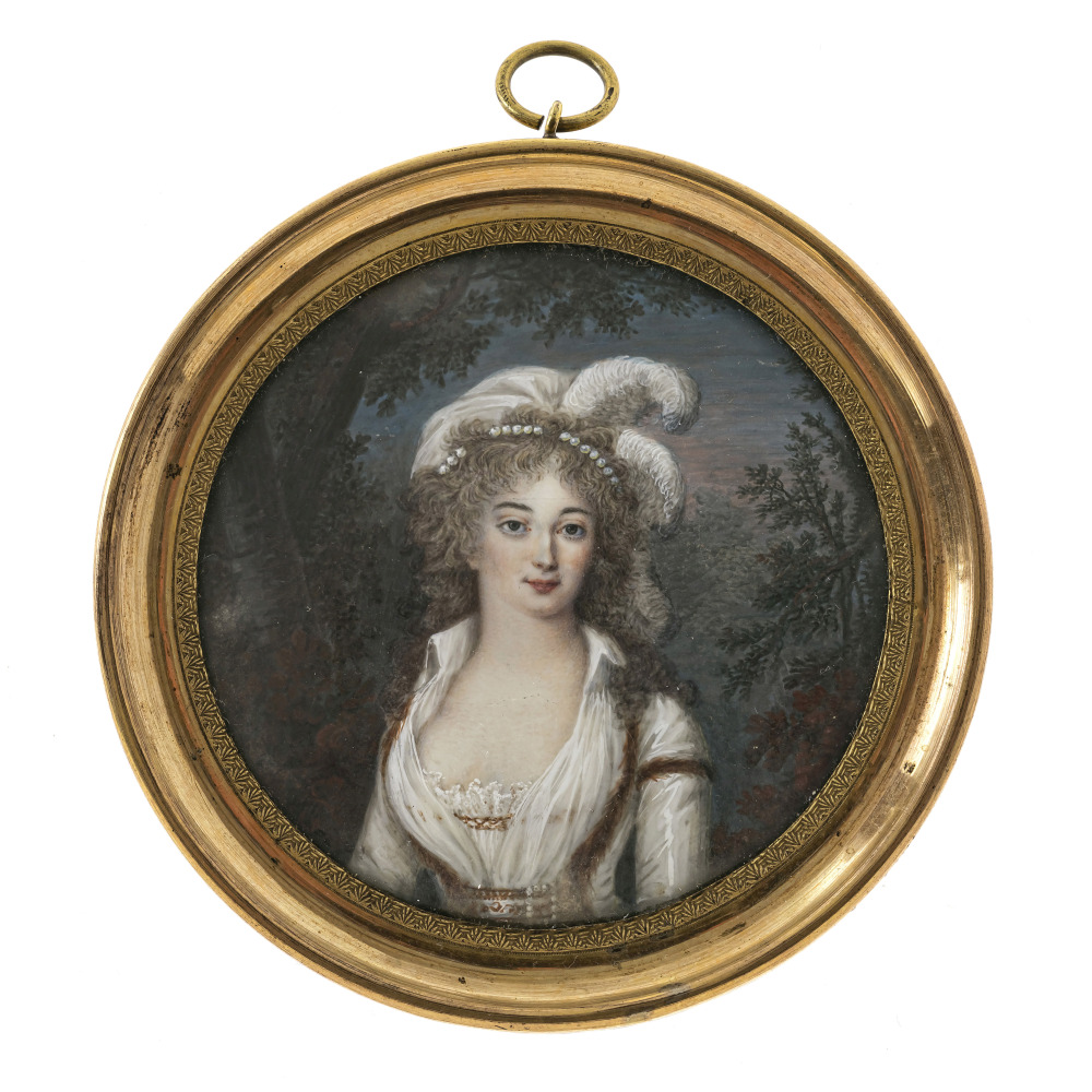 Frankreich last quarter of the 18th century - Portrait of a lady