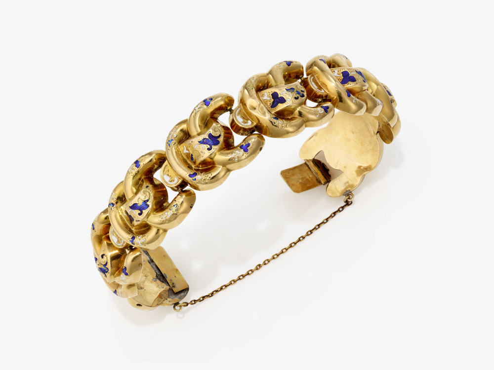 A bracelet with enamel - Germany, circa 1850 - Image 2 of 2