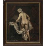 Frankreich (?) 18th century - Female nude in the alcove