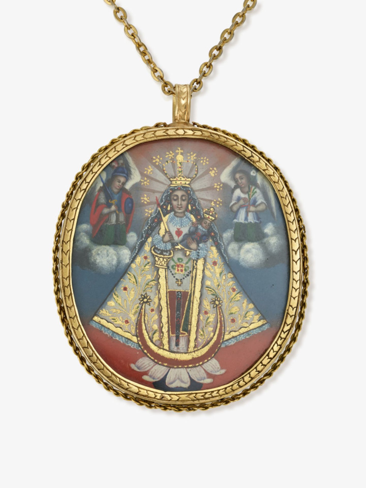 A pilgrimage pendant - Spain, Portugal or South America, 19th century