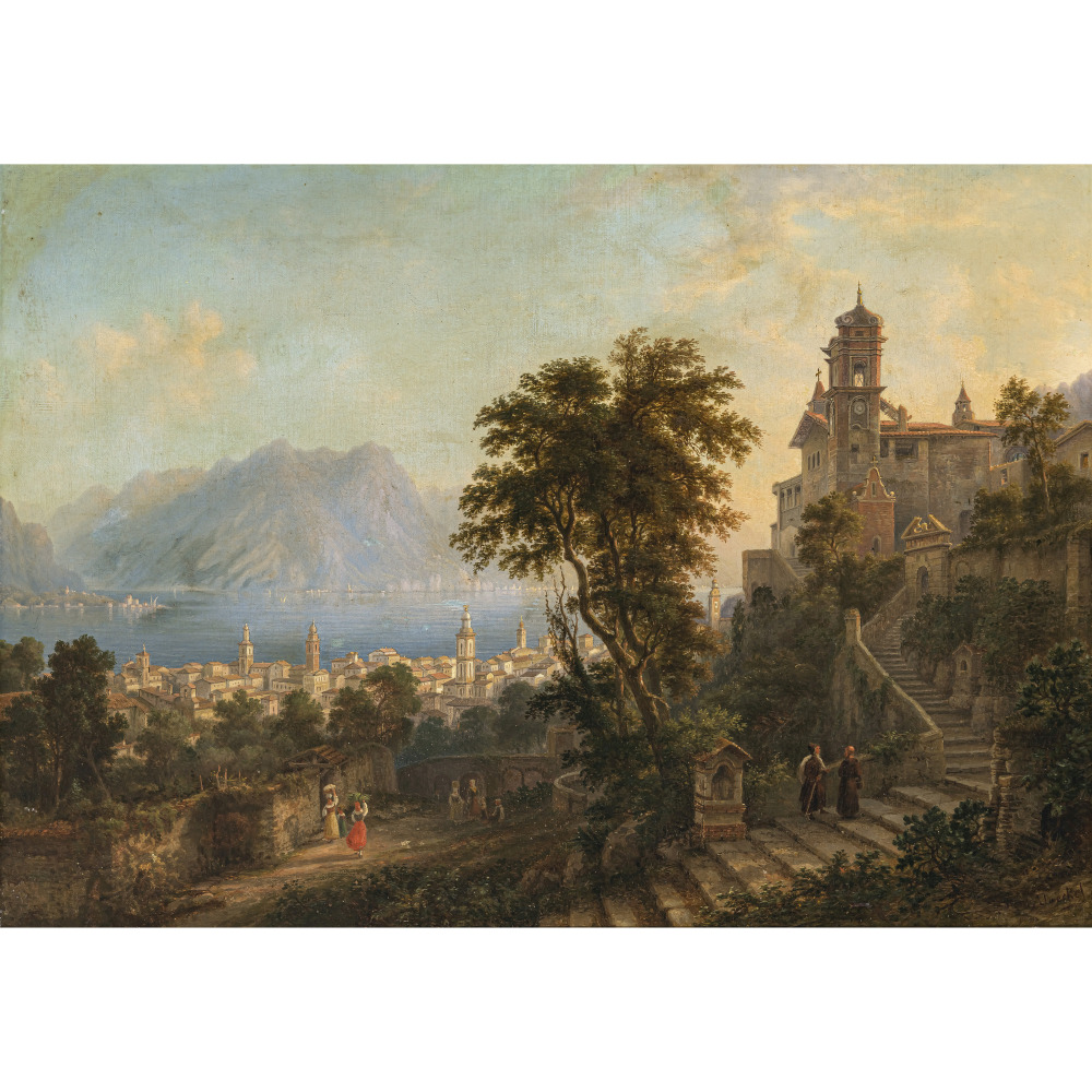 Heinrich (Karl Heinrich), gen. Henry Jäckel - On Lake Lugano