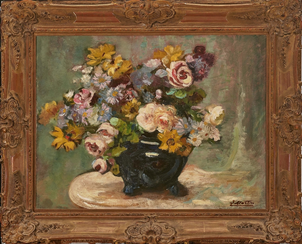 L. Martin - Still life with flowers