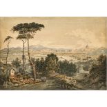 Unbekannt Um 1852 - Blick auf Rom