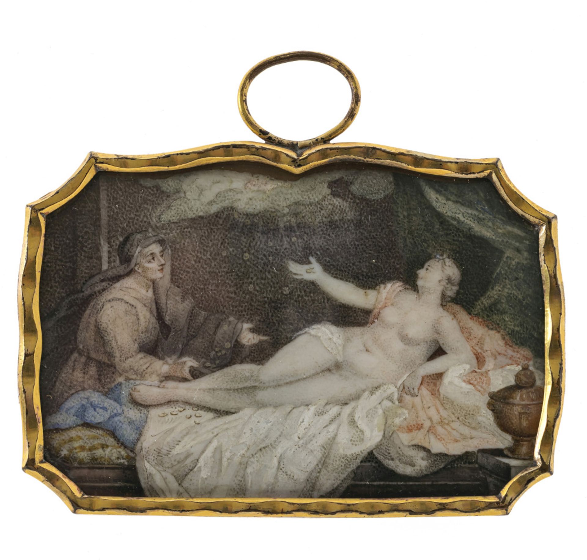 Süddeutsch (?) 18th century - Danaë with her servant