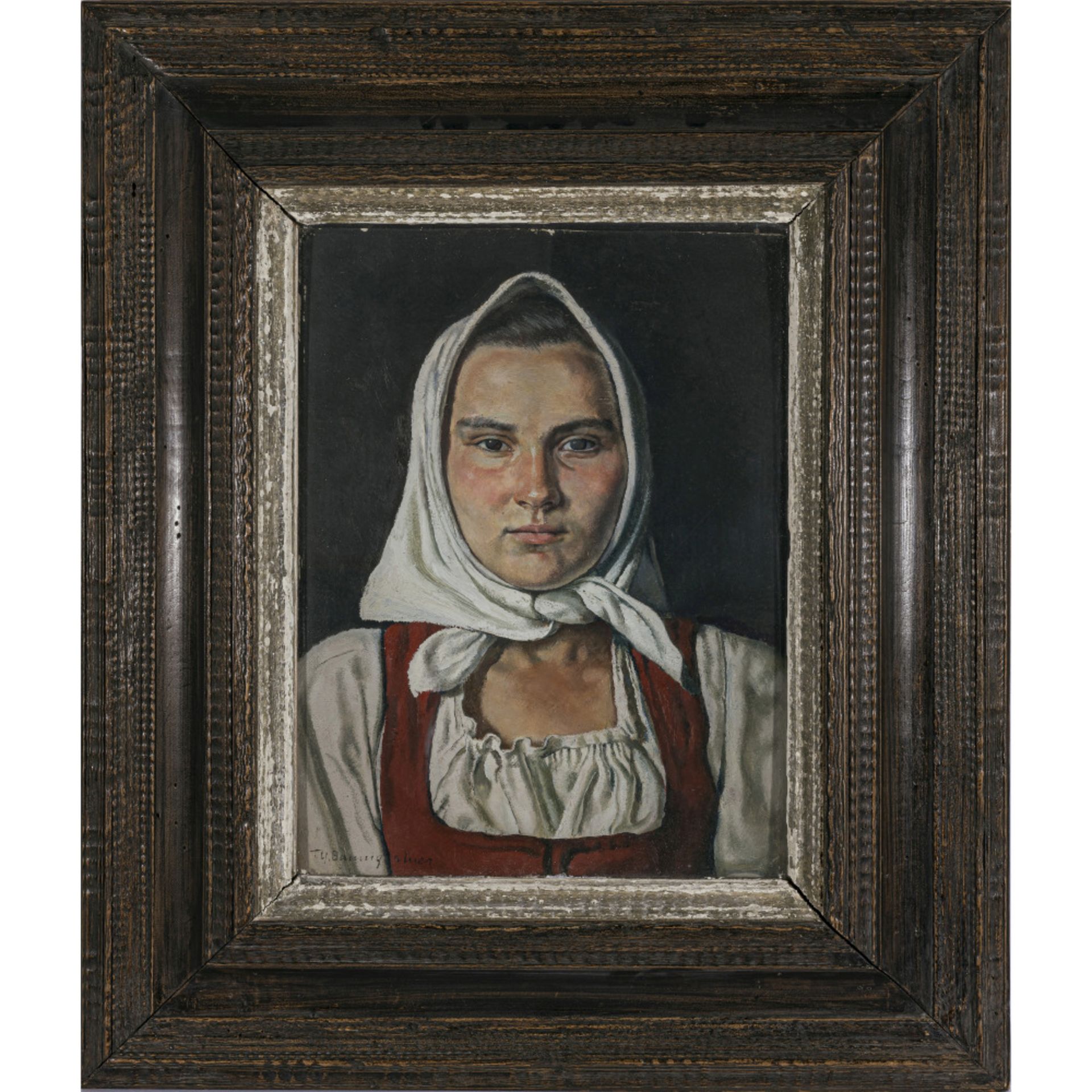 Thomas Baumgartner - Peasant woman with white headscarf