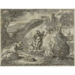 Niederlande Circa 1700 - The Finding of Moses