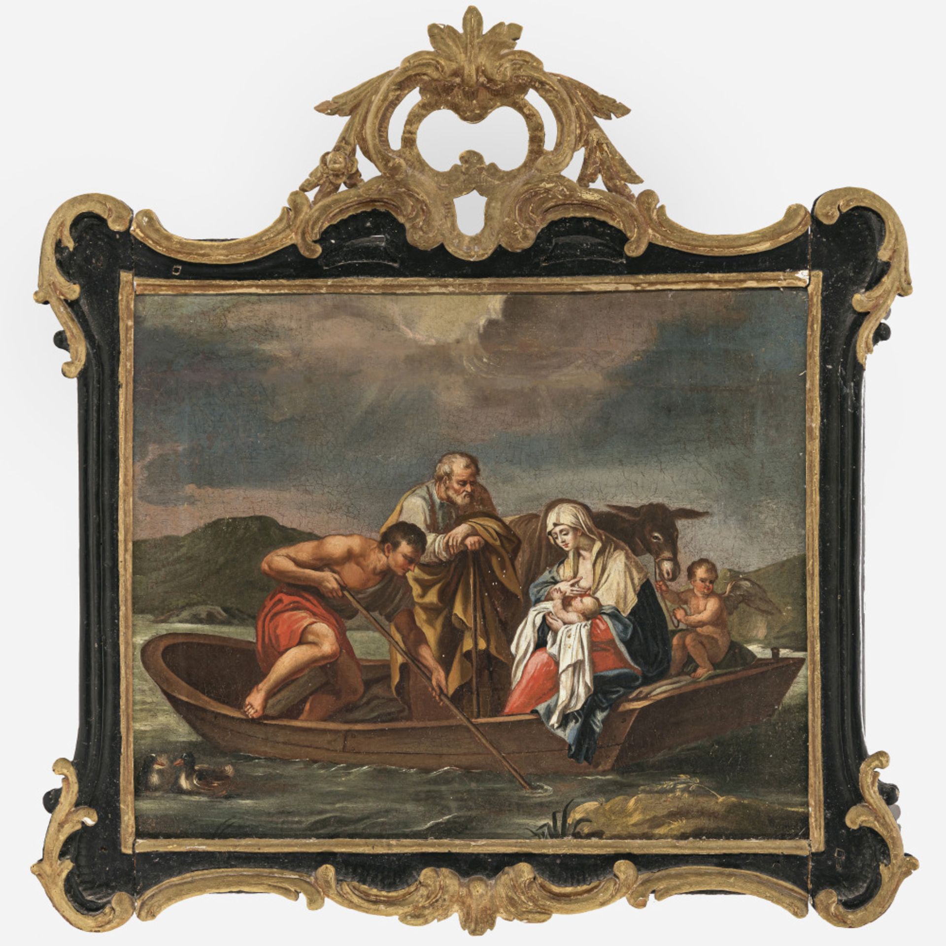 Unbekannt 18th century - Holy Family on the Flight into Egypt