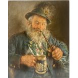 Hrvoj Melkus - Peasants drinking and smoking pipes