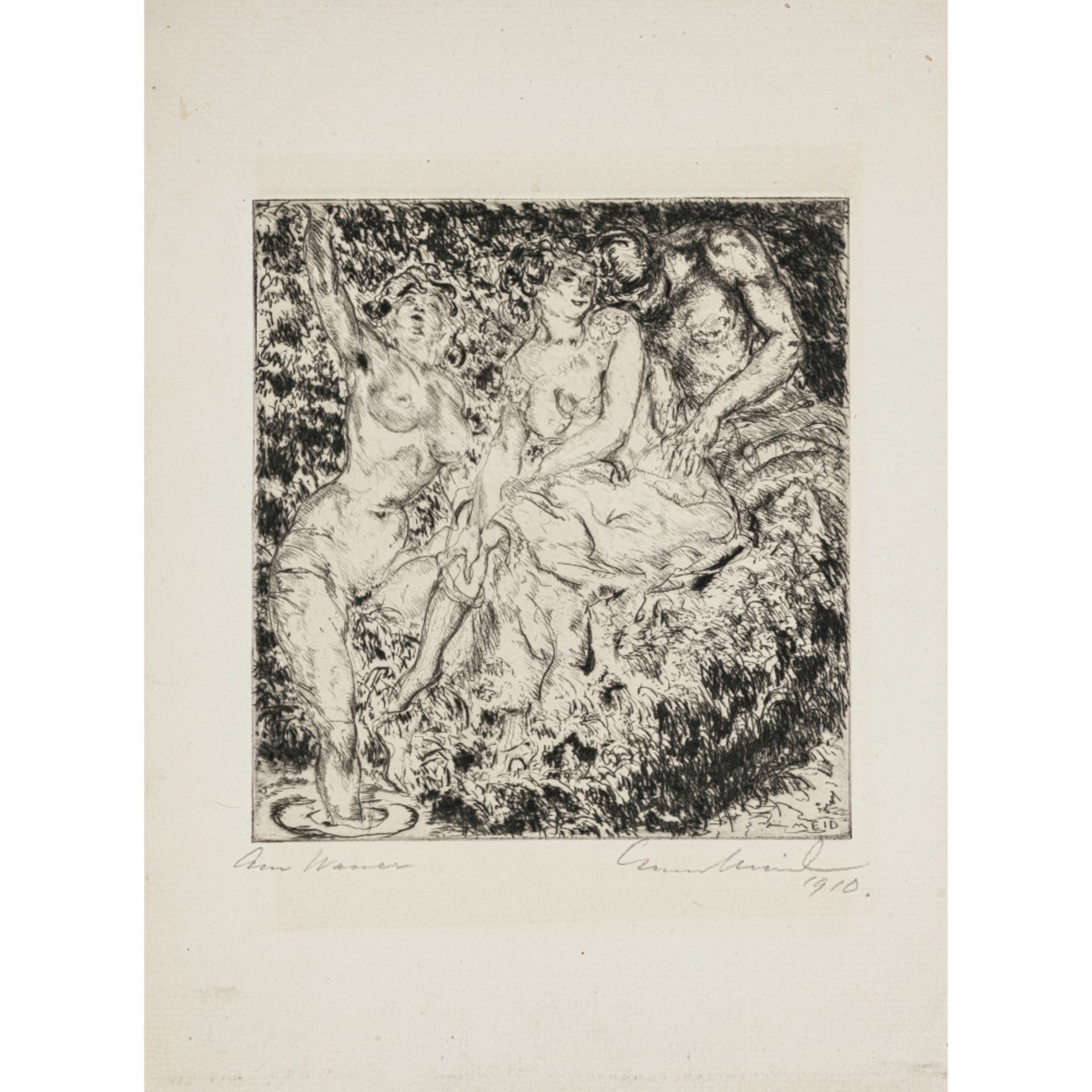 Hans Meid - Mixed lot of 17 prints. 1910 - 1929
