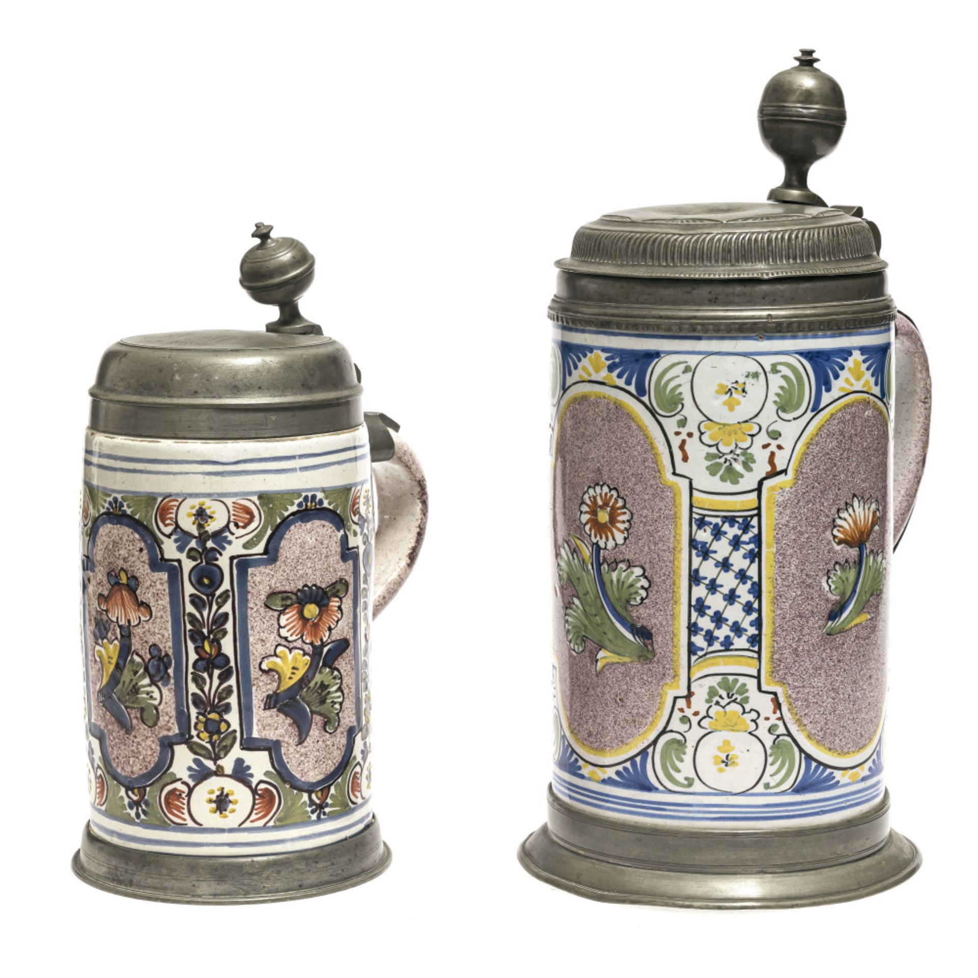 Two tankards - Thuringia, 18th century