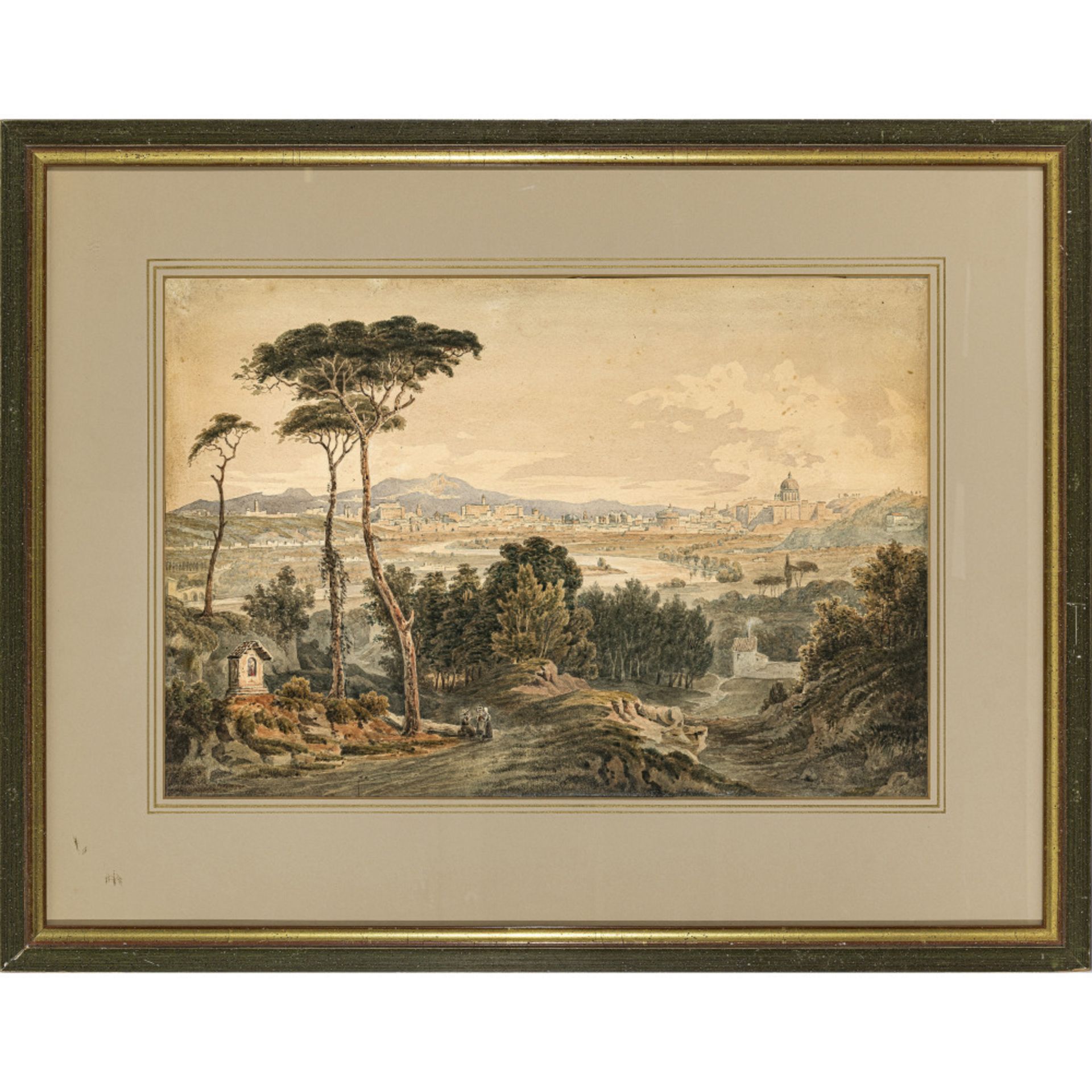Unbekannt Um 1852 - Blick auf Rom - Bild 2 aus 3